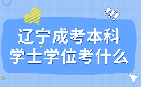 辽宁成考本科学士学位